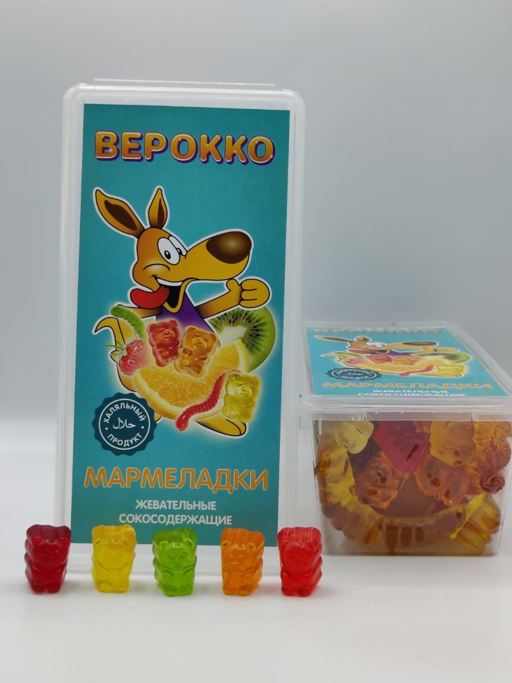  Жевательный мармелад Мишки фруктовые, 250г   в Стрежевом