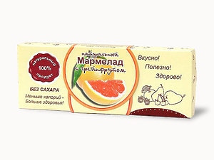  Мармелад натуральный "Грейпфрут" 140г в Стрежевом