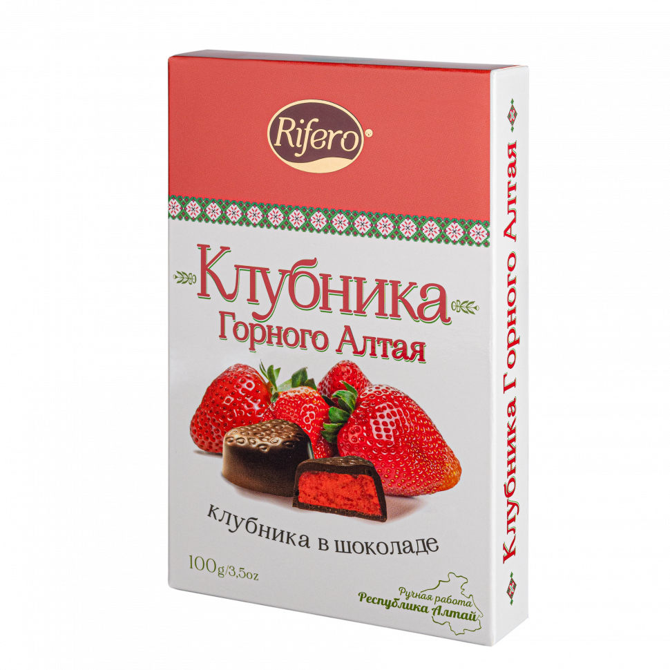  Риф и ко Конфеты "КЛУБНИКА Горного Алтая" 100г        в Стрежевом